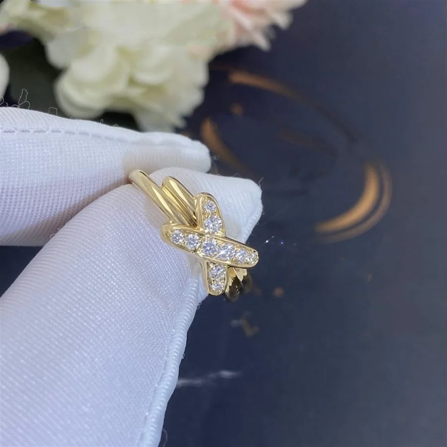 [Chaumet]JEUX DE GOLD DIAMOND RING