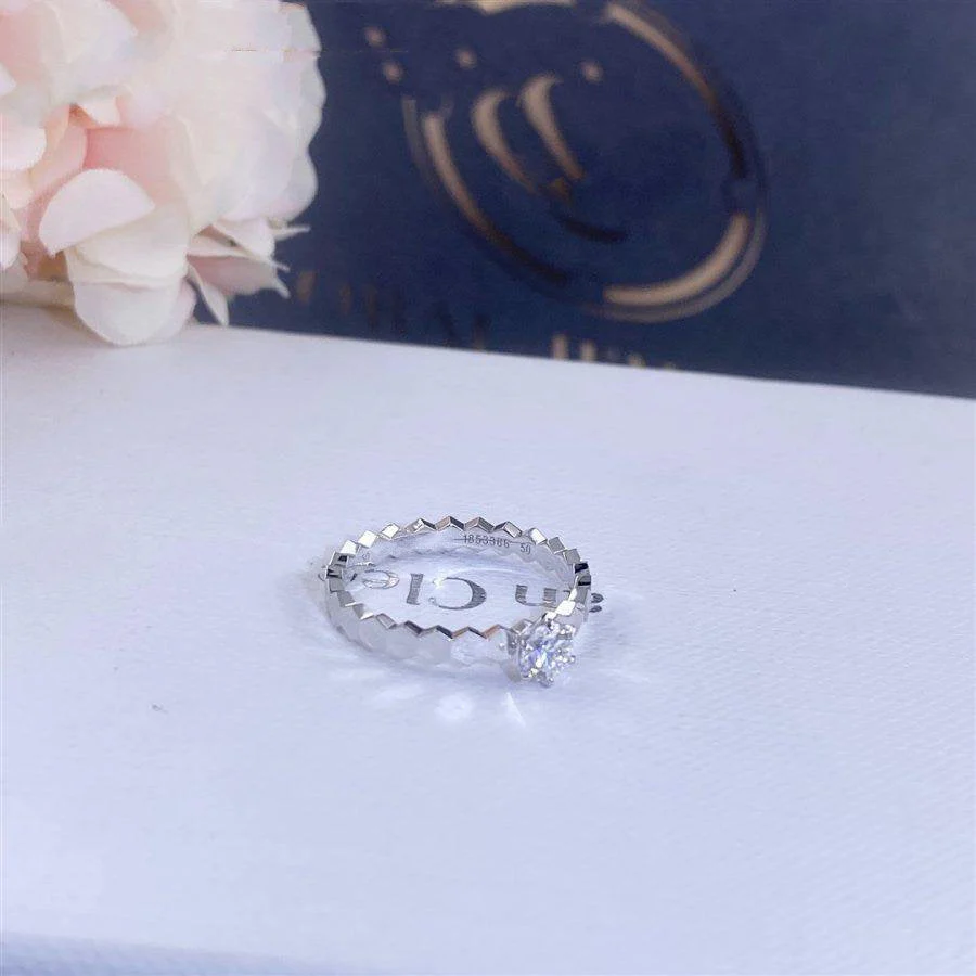 [Chaumet]BEE LOVE RING SILVER 1 DIAMOND