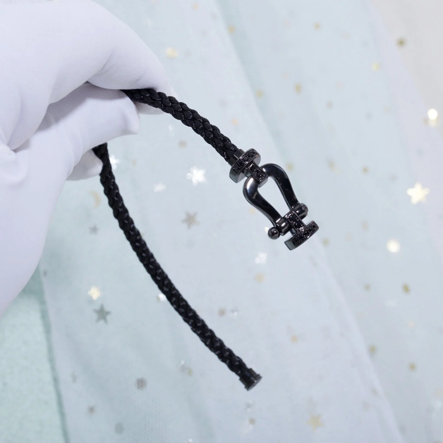 [Fred]FORCE LARGE SERIES HORSESHOE BLACK SAMURAI BRACELET