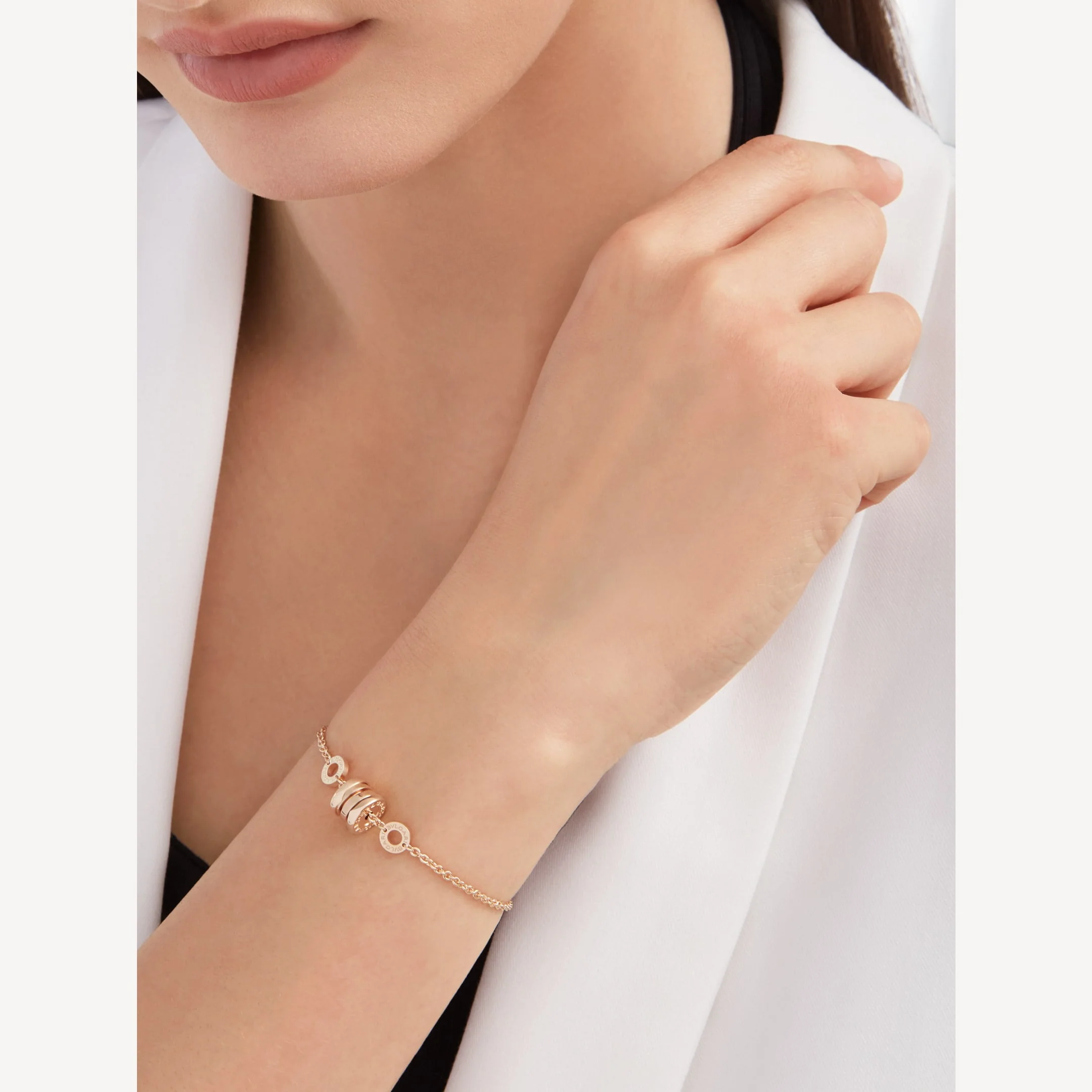 [Bulgari]ZERO 1 SOFT PINK GOLD BRACELET
