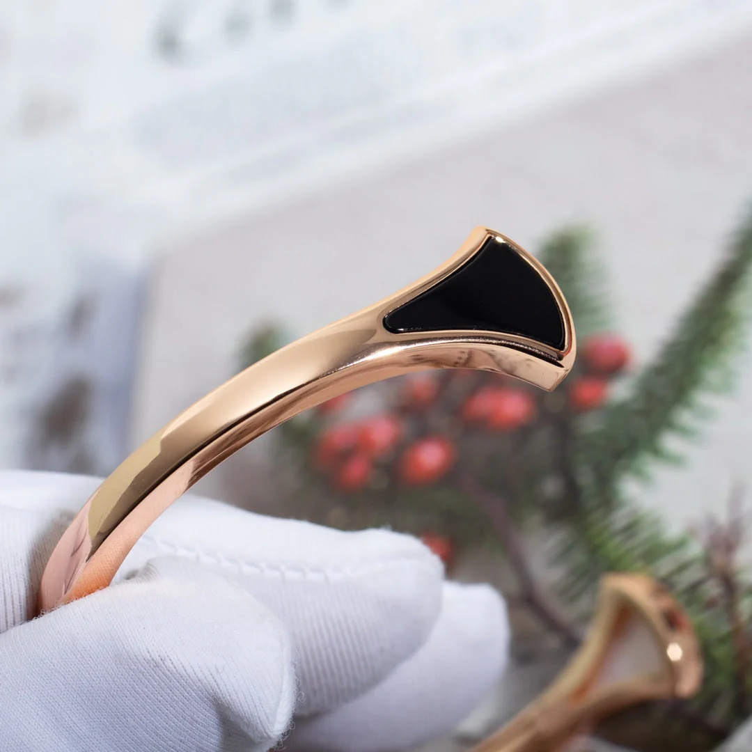 [Bulgari]DREAM BRACELET OPEN PINK GOLD MOP