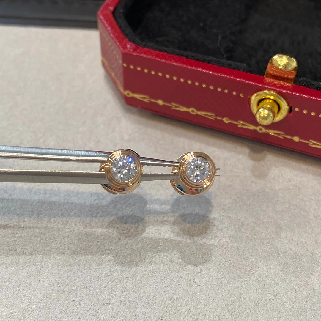 [Cartier]DAMOUR DIAMOND EARRINGS