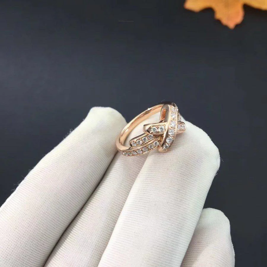 [Chaumet]JEUX DE RING PINK GOLD DIAMOND