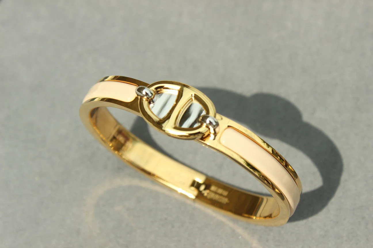 [Hermes]CLIC CHAINE GOLD BRACELET