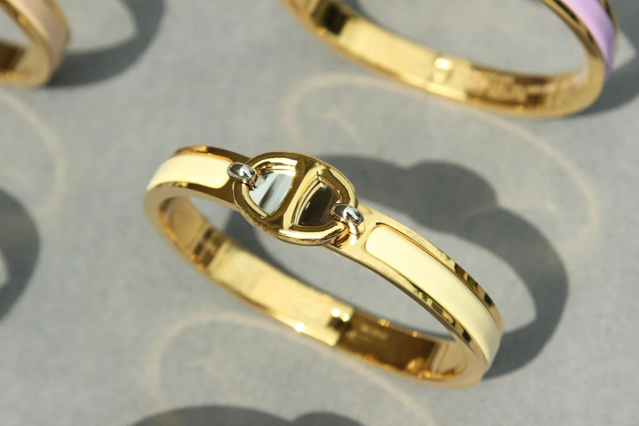 [Hermes]CLIC CHAINE GOLD BRACELET