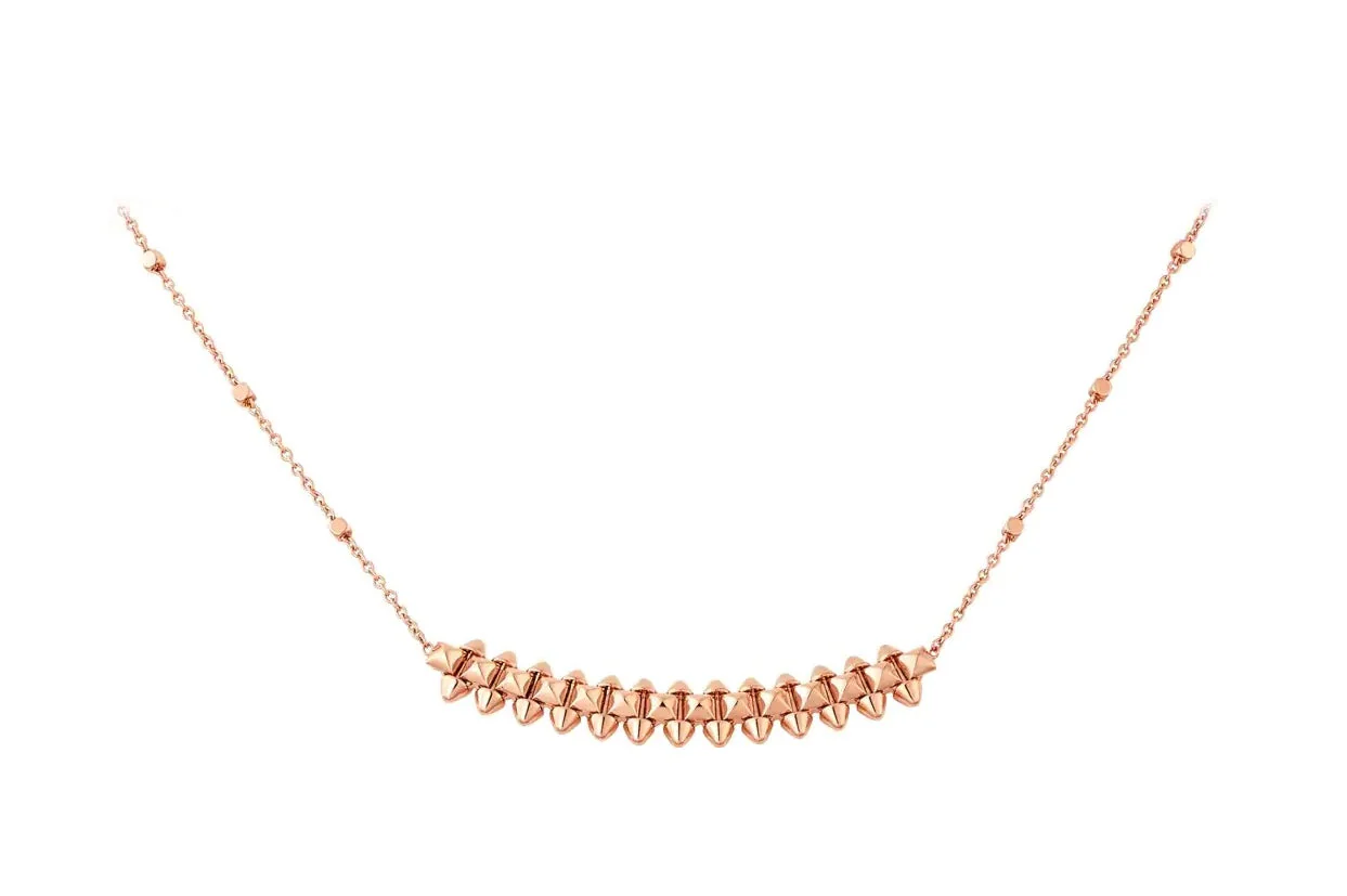 [Cartier]CLASH PINK GOLD NECKLACE