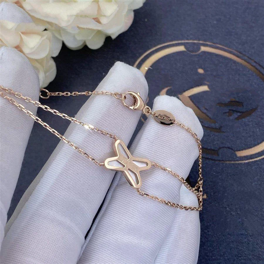 [Chaumet]JEUX BRACELET WHITE MOP PINK GOLD 1 DIAMOND