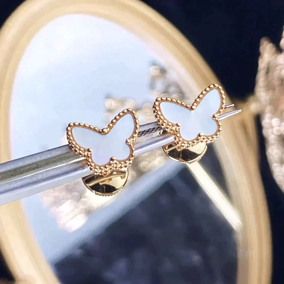 [Van Cleef & Arpels]SWEET BUTTERFLY MOP EARSTUDS