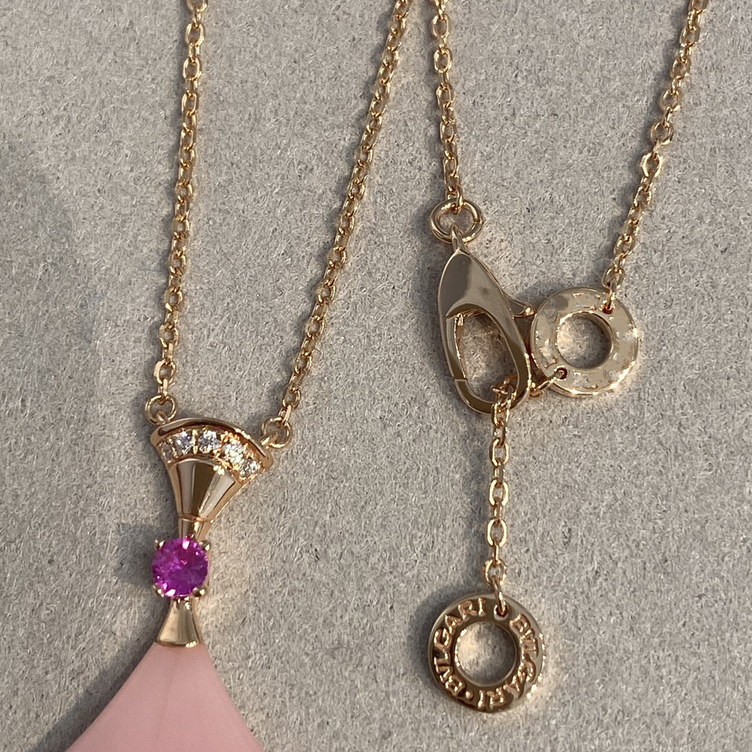 [Bulgari]DREAM NECKLACE PINK OPAL
