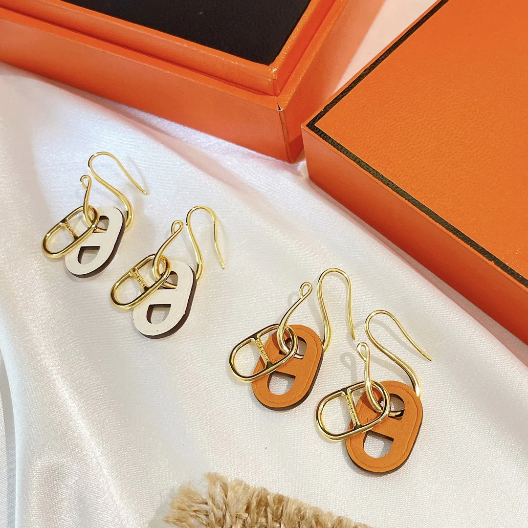 [Hermes]HM O'MAILLON GOLD EARRINGS