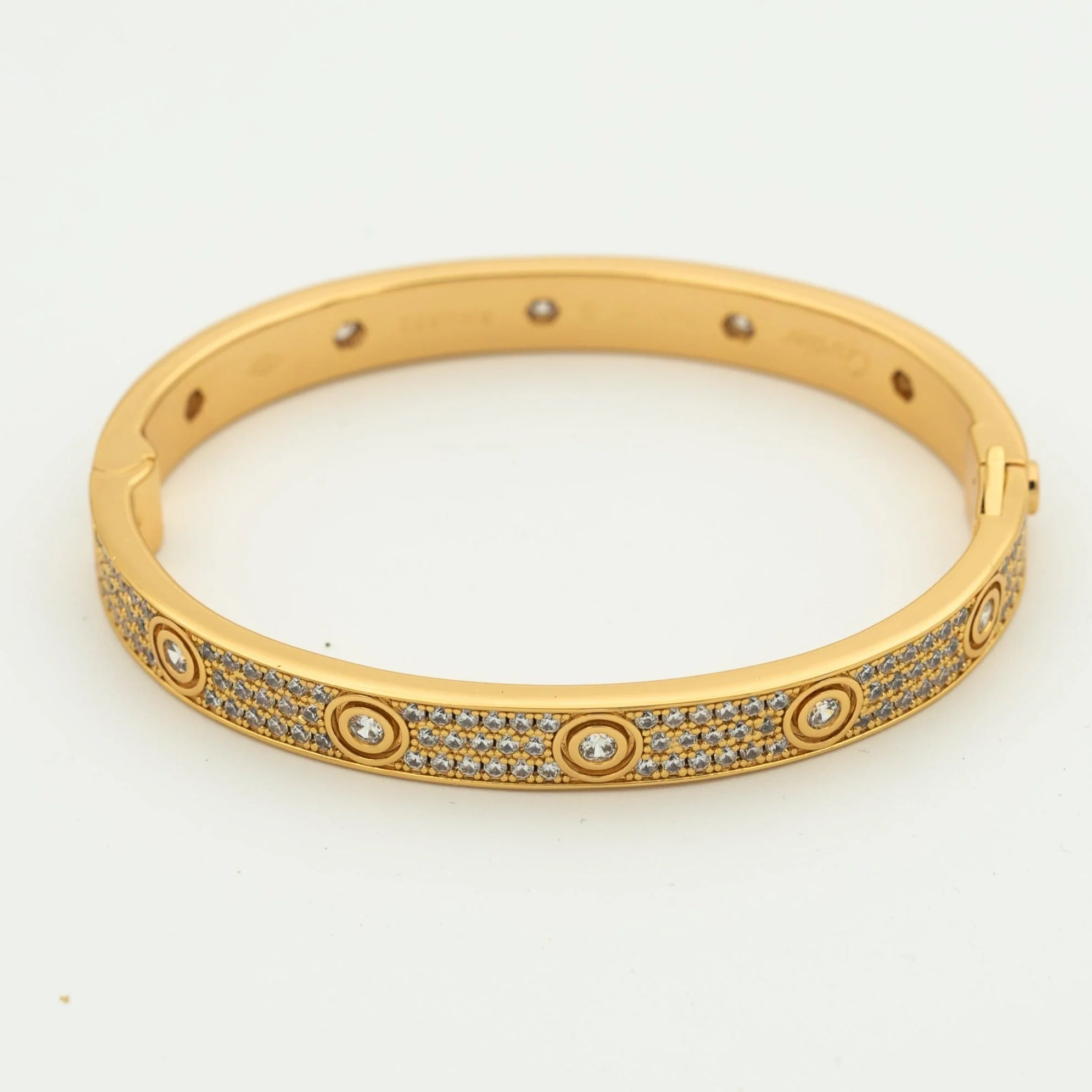 [Cartier]LOVE BRACELET 6.1MM DIAMOND-PAVED 10 BIG DIAMONDS