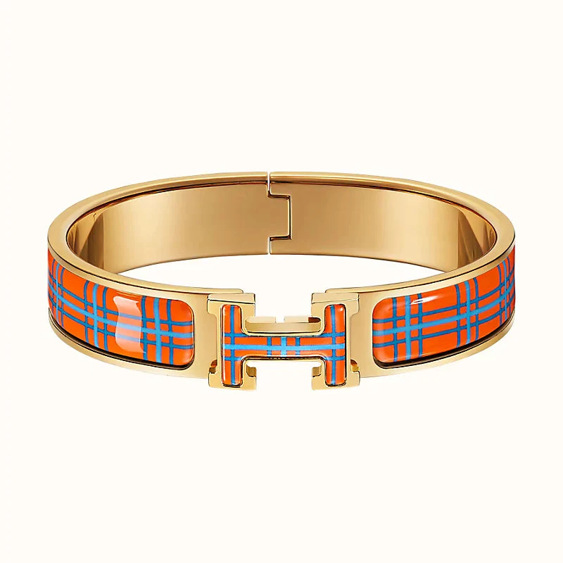 [Hermes]H TARTAN BRACELET 12MM