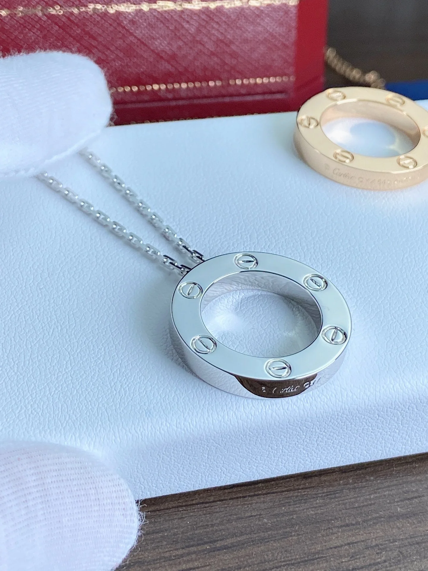 [Cartier]LOVE NECKLACE 16MM