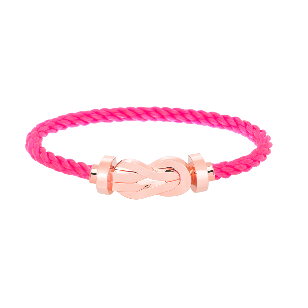 [Fred]CHANCE LARGE 8 FIGURE BUCKLE NO DIAMOND BRACELET ROSE GOLD