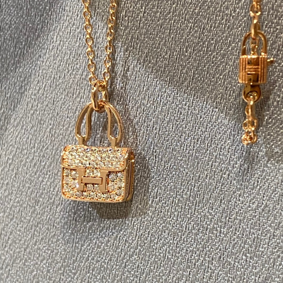 [Hermes]CONSTANCE PEDANT DIAMOND NECKLACE