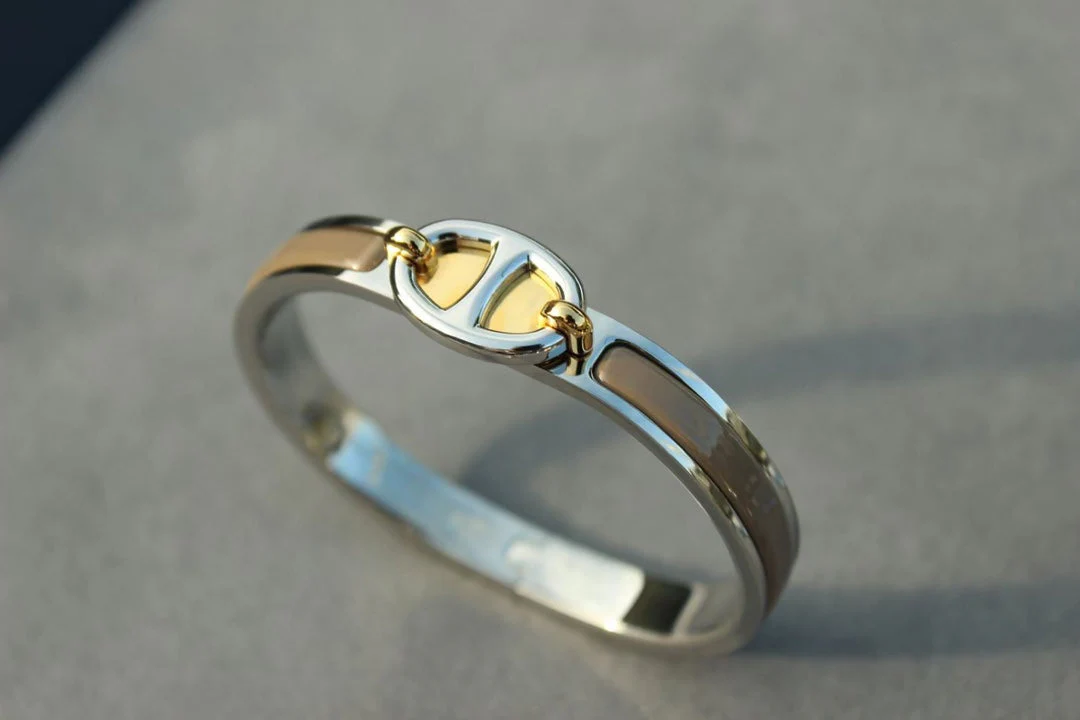 [Hermes]CLIC CHAINE SILVER BRACELET