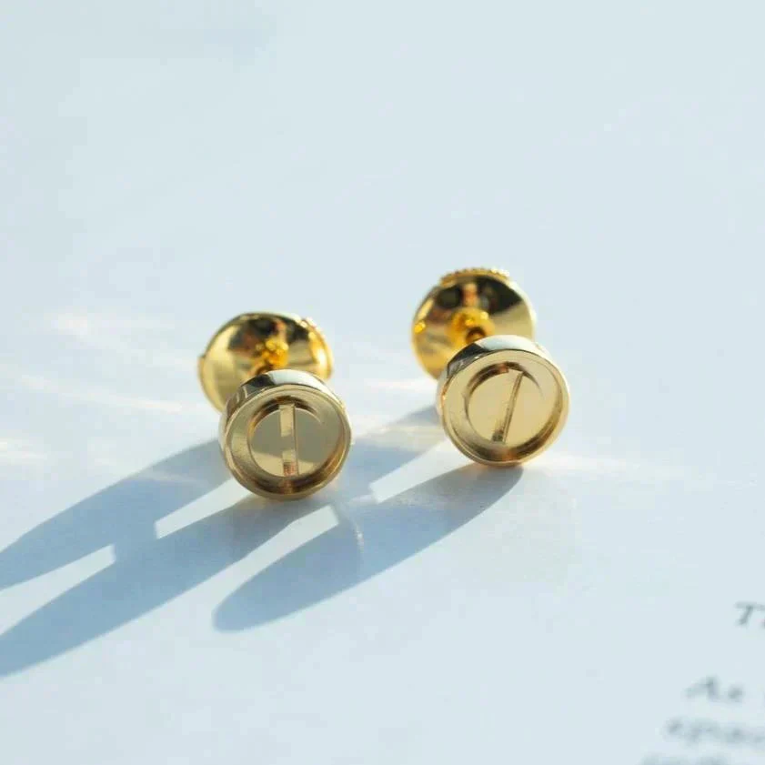 [Cartier]LOVE EARRINGS GOLD 10MM