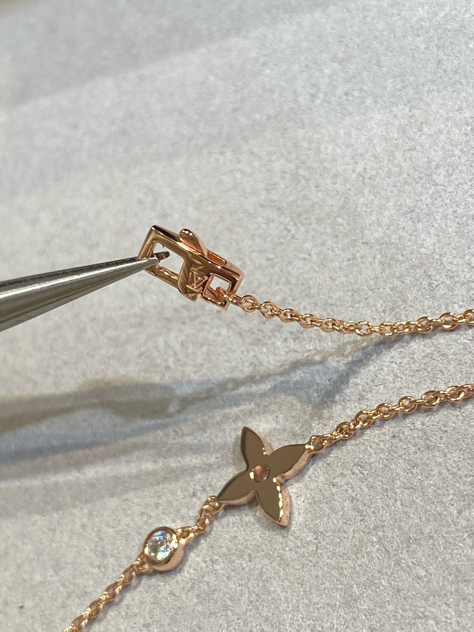 [Louis vuitton]STAR DIAMOND PINK GOLD BRACELET