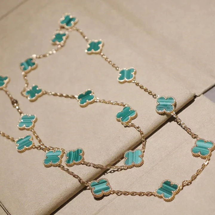 [Van Cleef & Arpels] 20 MOTIFS MALACHITE GOLD