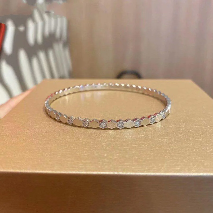 [Chaumet]BEE LOVE SILVER DIAMOND BRACELET