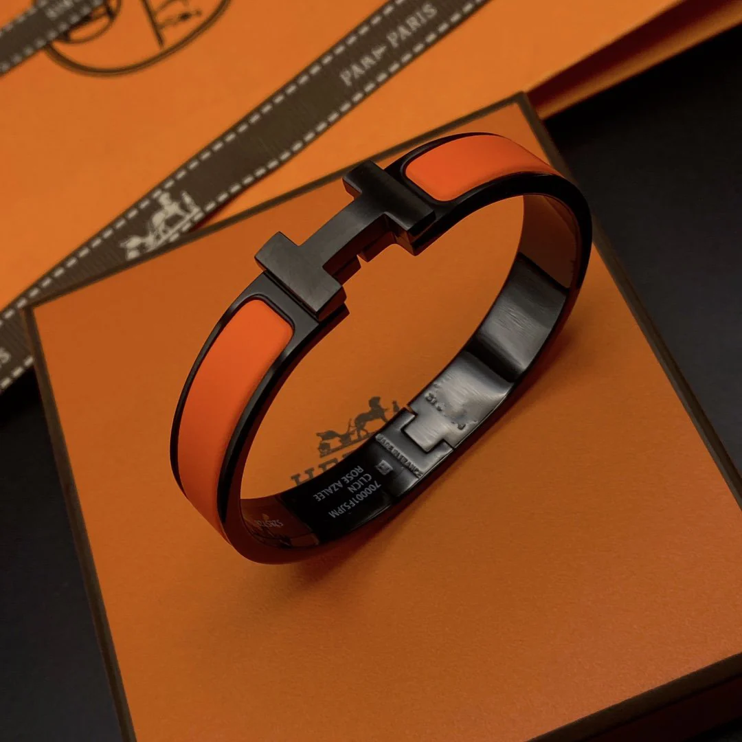 [Hermes]CLIC HM SO BLACK OREGAN BRACELET