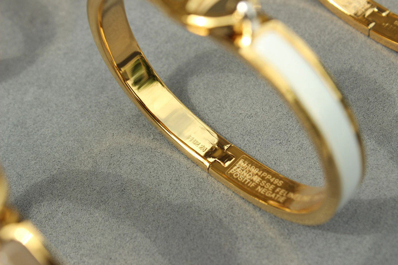 [Hermes]CLIC CHAINE GOLD BRACELET