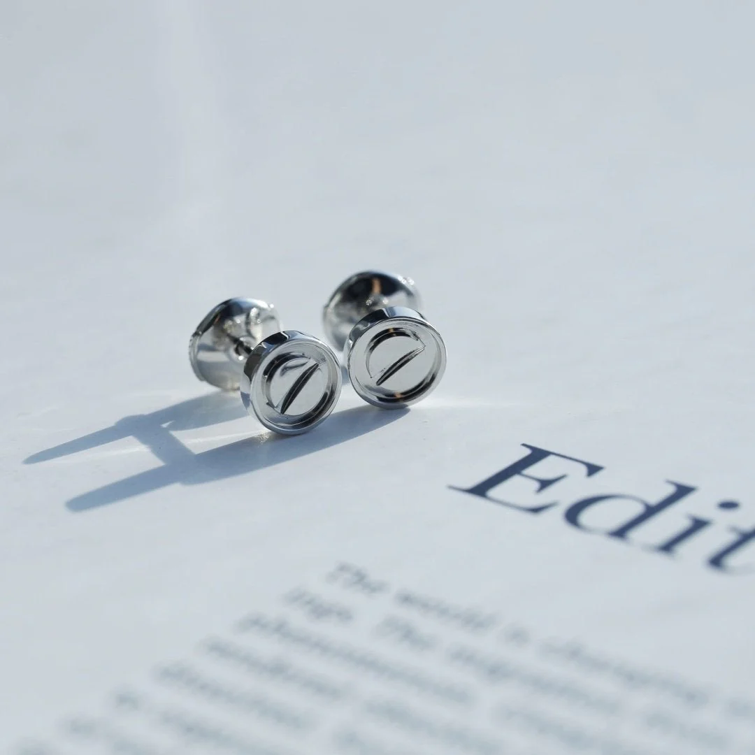 [Cartier]LOVE EARRINGS SILVER 10MM