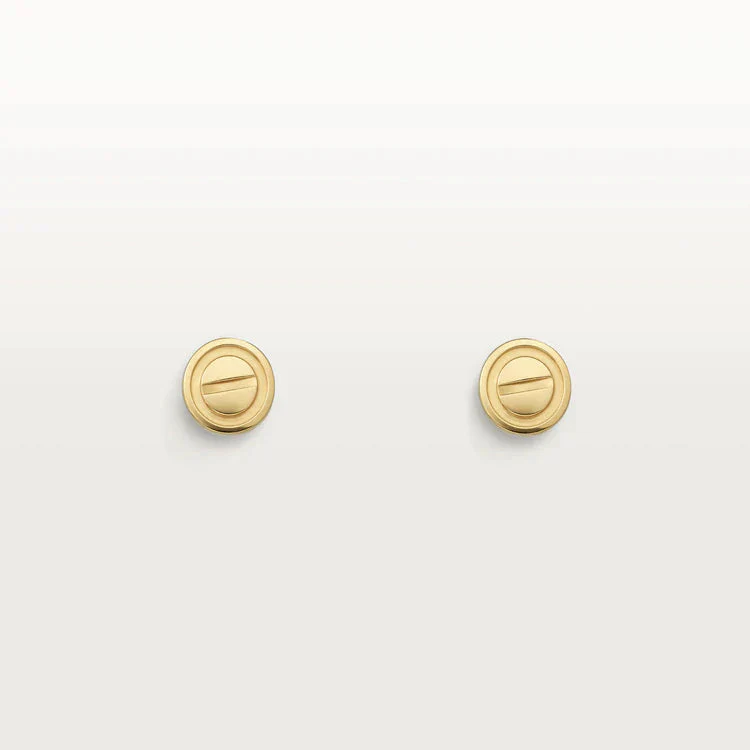 [Cartier]LOVE EARRINGS GOLD 10MM