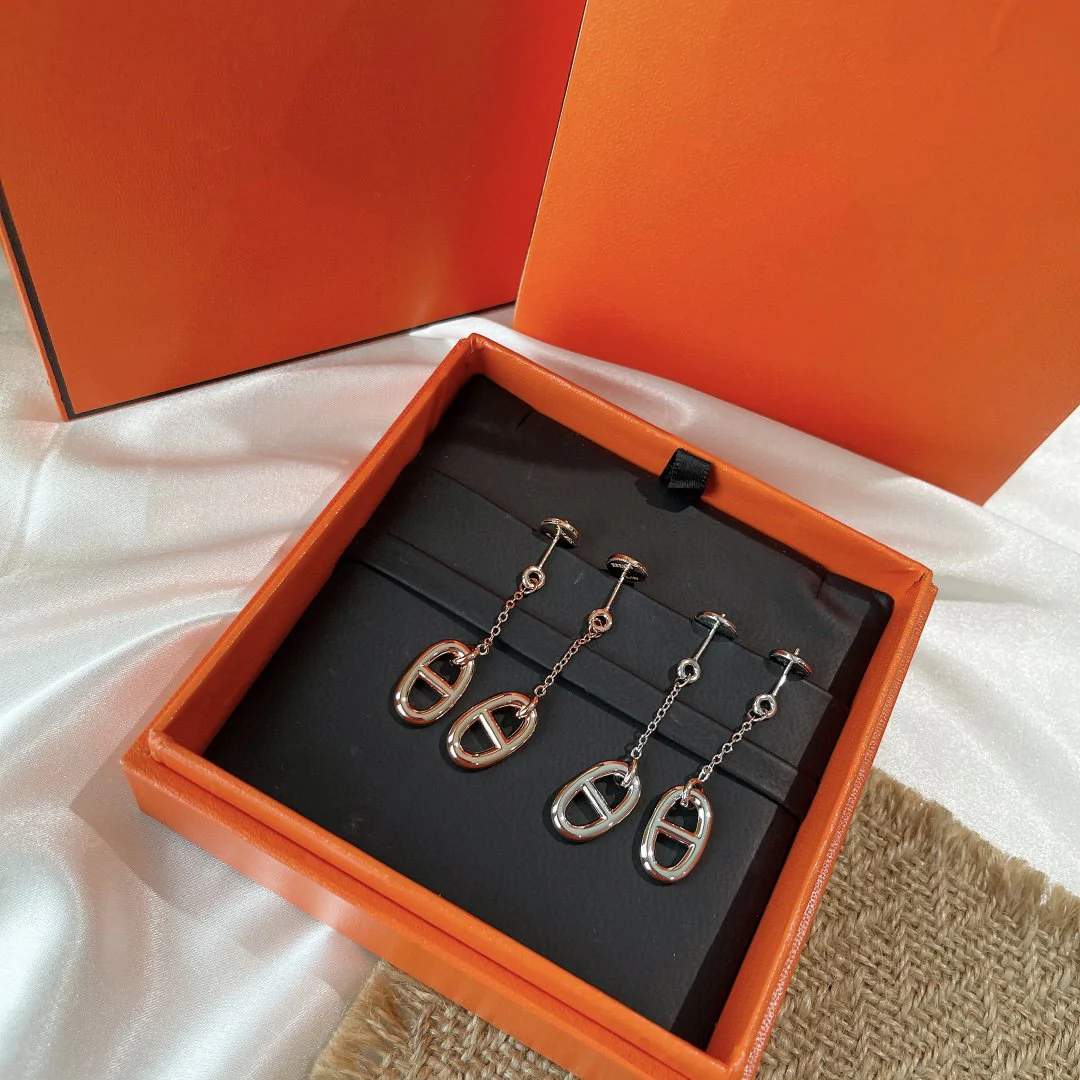 [Hermes]CHAINE TASSEL EARRINGS