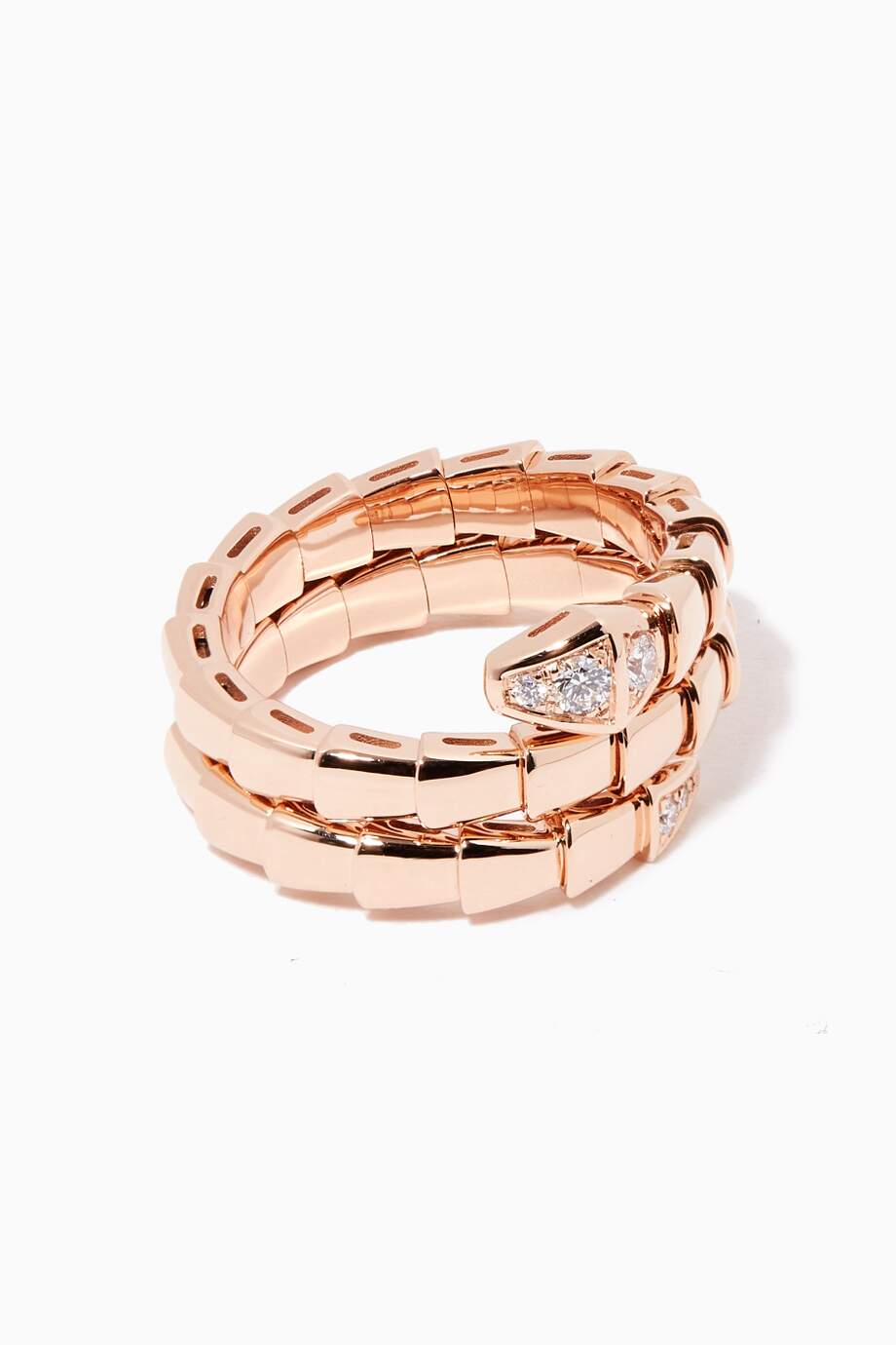 [Bulgari]SERPENTS DOUBLE ROW DIAMOND RING