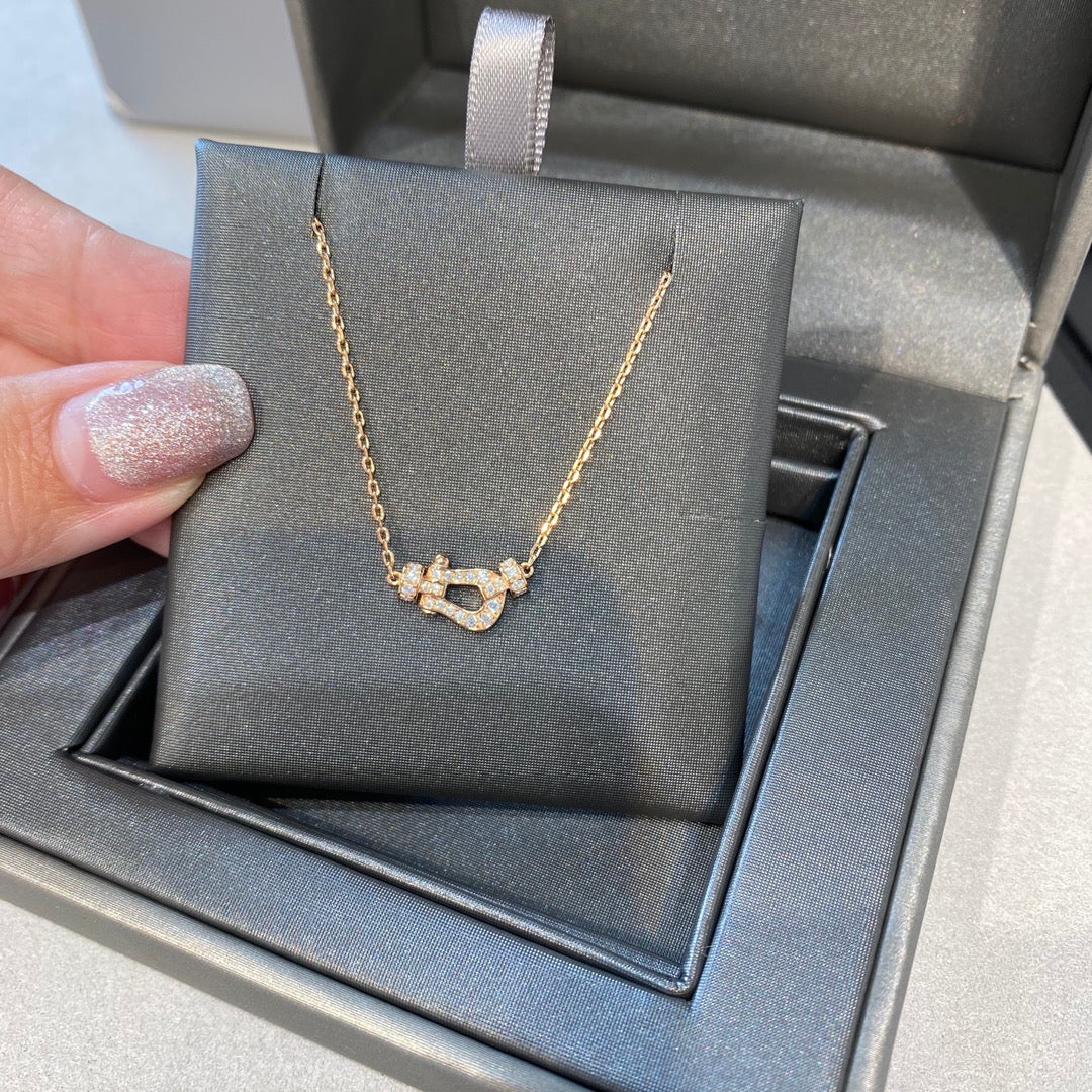 [Fred]FORCE 10 DIAMOND PINK GOLD NECKLACE MINI MODEL