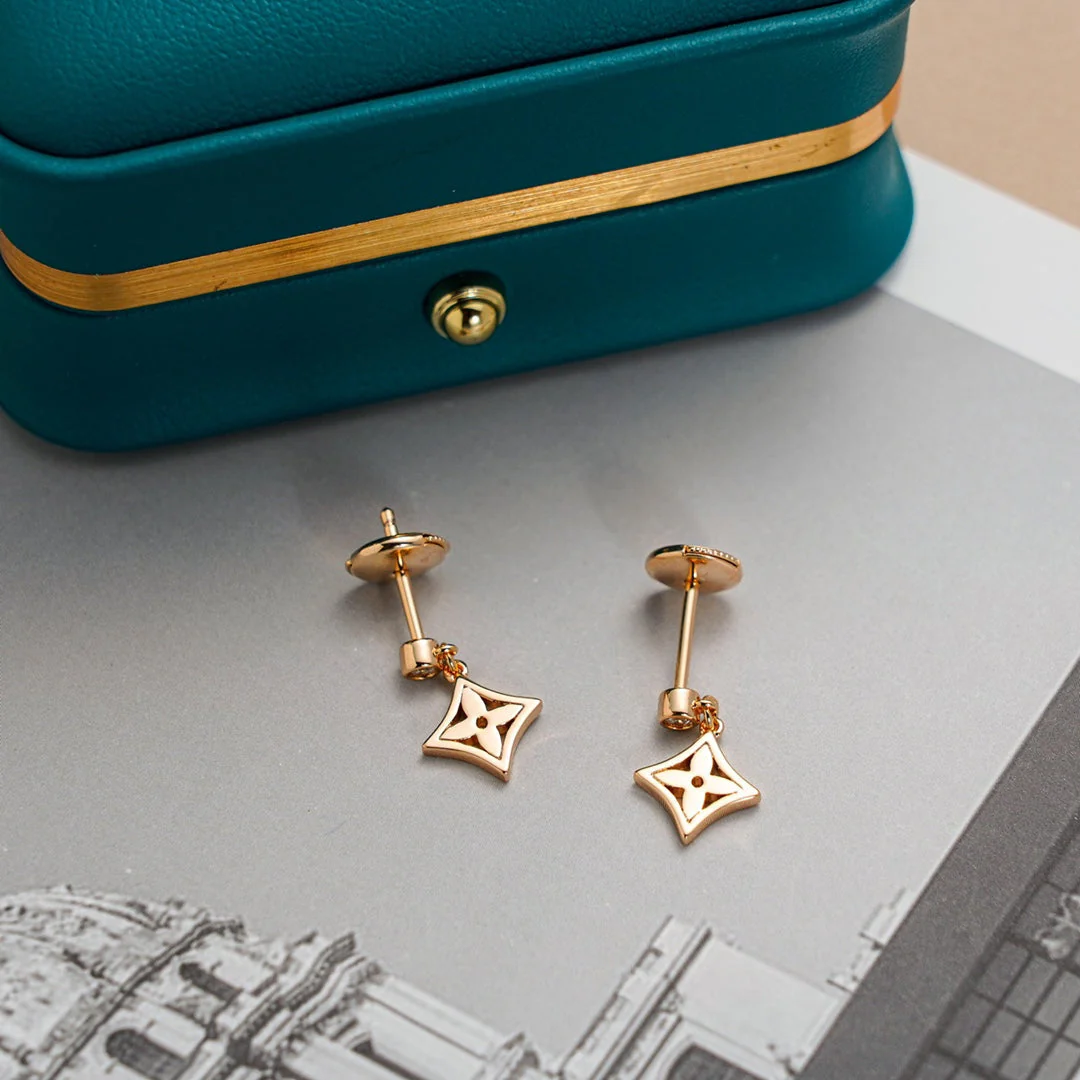 [Louis vuitton]STAR EARRINGS GOLD