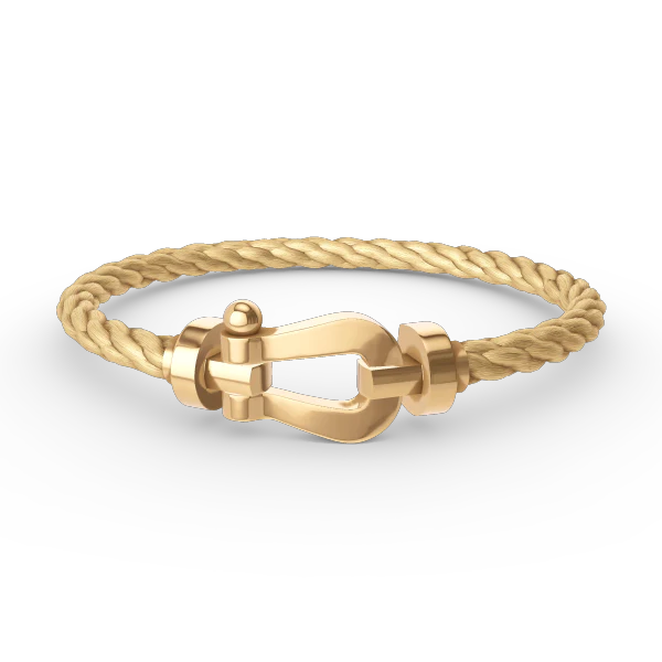 [Fred]FORCE LARGE HORSESHOE NO DIAMOND BRACELET GOLD