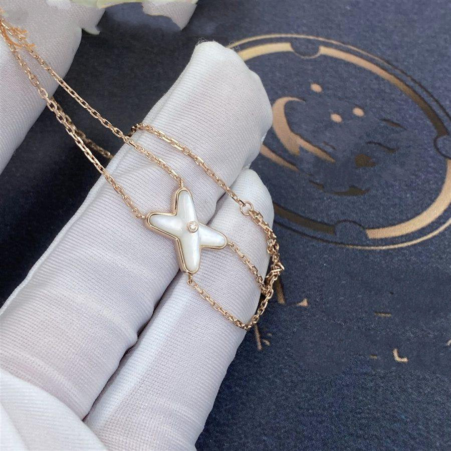 [Chaumet]JEUX BRACELET WHITE MOP PINK GOLD 1 DIAMOND