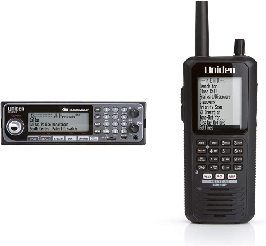 BCD436HP HomePatrol Series Digital Handheld Scanner. Simple Programming, S.A.M.E. Emergency/Weather Alert, Covers USA and Canada