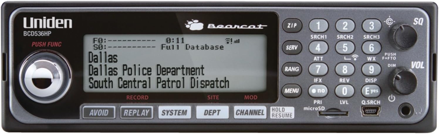 BCD436HP HomePatrol Series Digital Handheld Scanner. Simple Programming, S.A.M.E. Emergency/Weather Alert, Covers USA and Canada