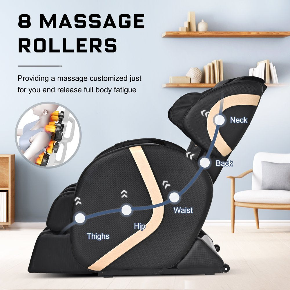 Molylex 2023 Small Massage Chair with Zero Gravity, Full Body Massage Chair with Heating, Airbags