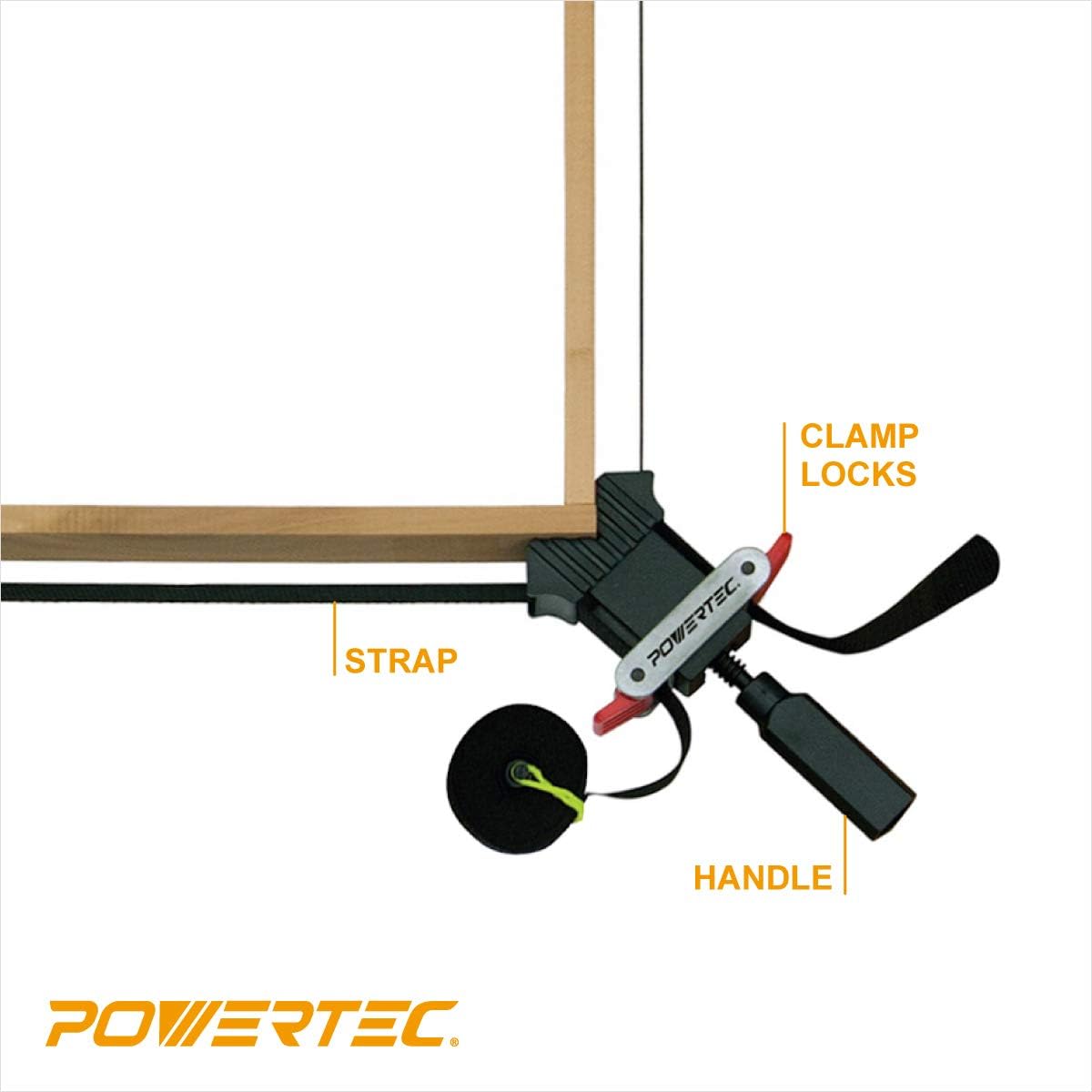POWERTEC Band Clamp with Quick-Release Levers Case of 12