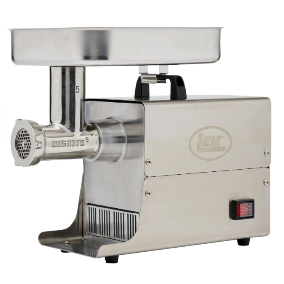 LEM Products BigBite #5 0.35 HP Stainless Steel Electric Meat Grinder