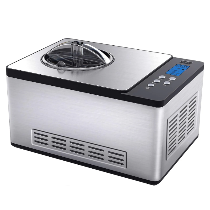 Whynter Built-in Compressor LCD Digital Display Automatic Ice Cream Maker Yogurt Maker