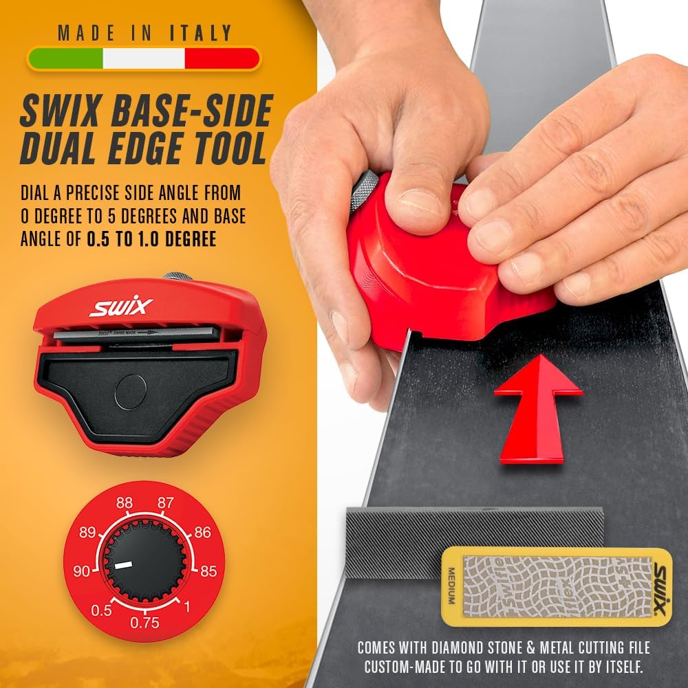 RaceWax Elite Ski Snowboard Tuning Kit - Complete with Iron Wax Edge Tools Base Repair