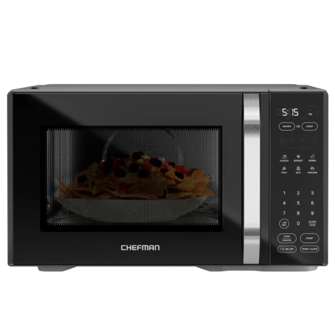 Chefman Dual Cook Freshener Digital Display Microwave