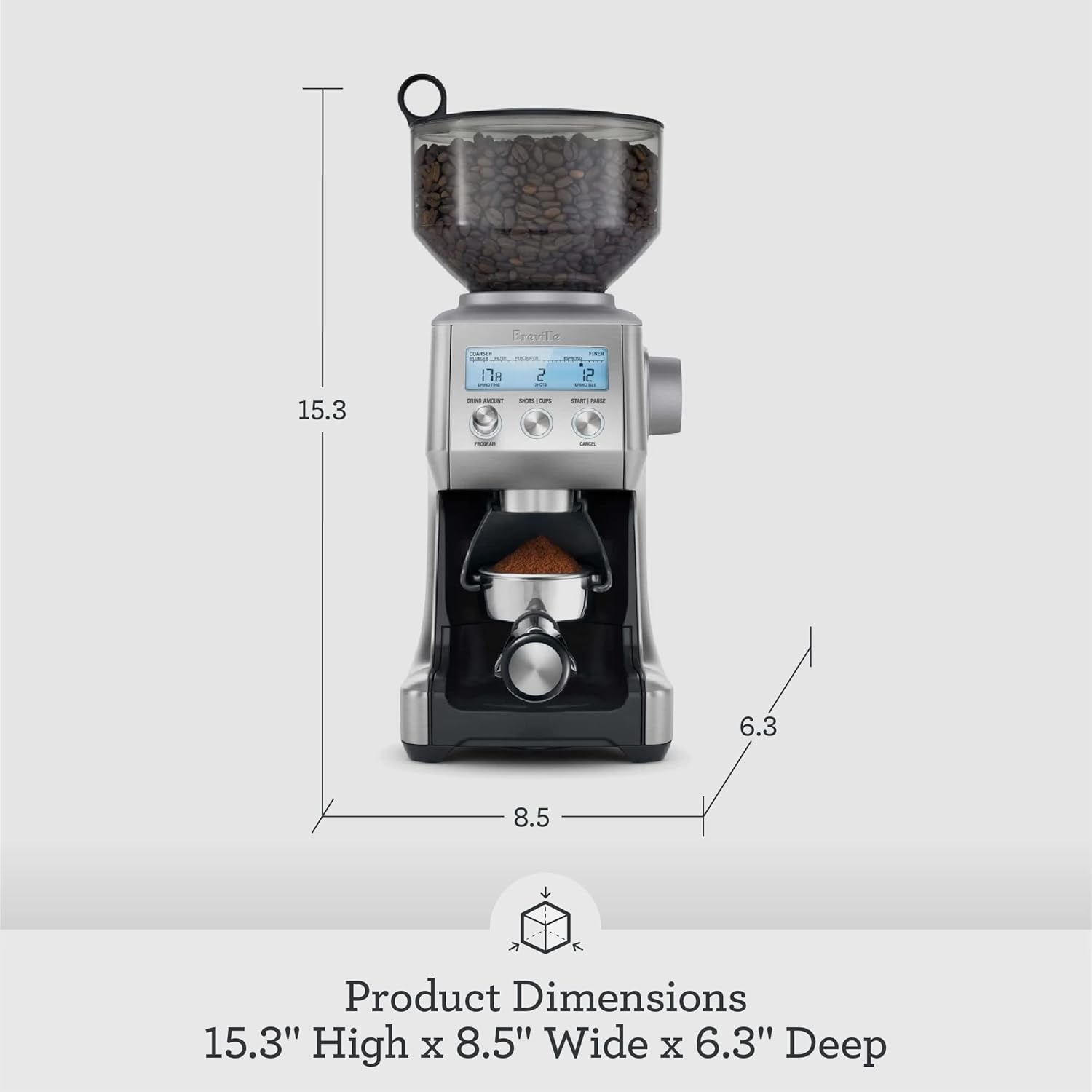 Breville Smart Grinder Pro Brushed Stainless Steel