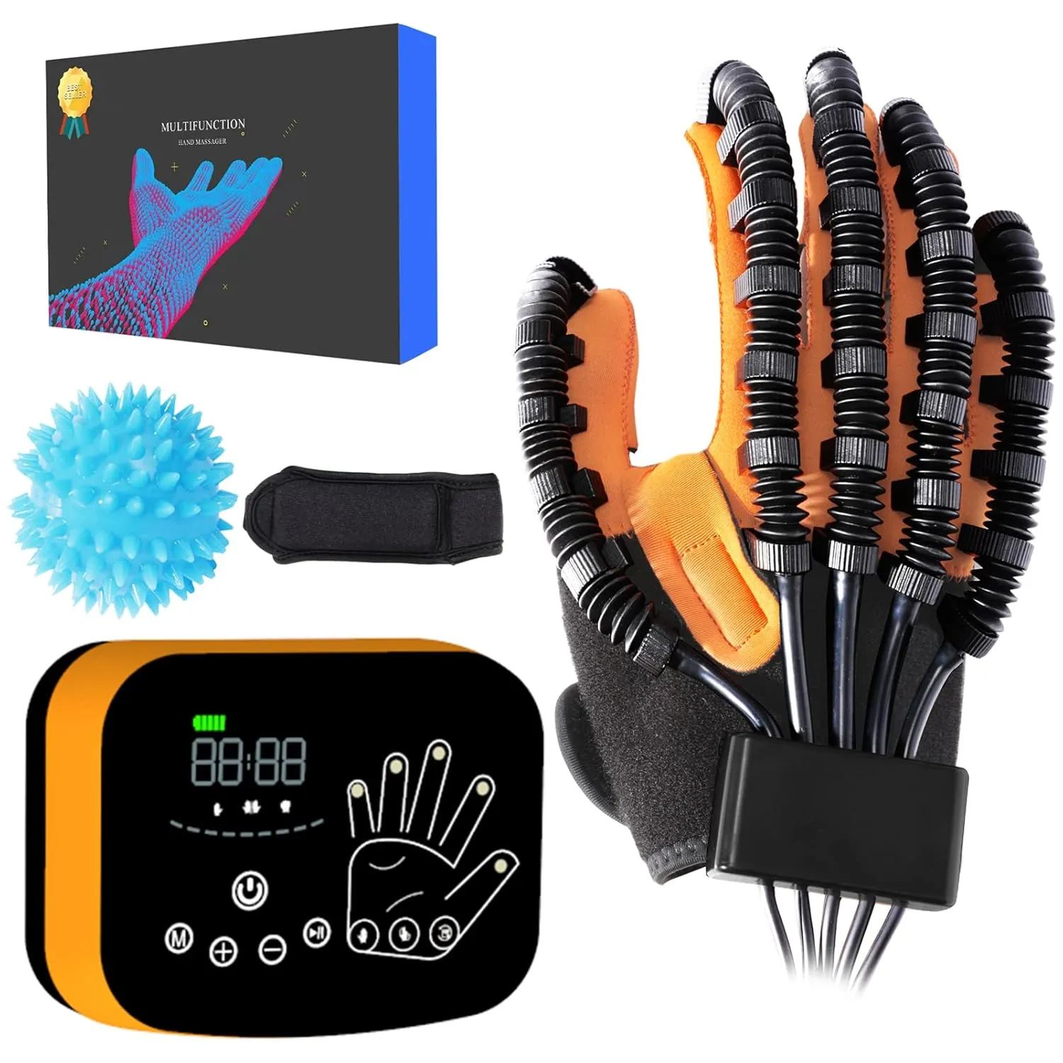 MZU finger and hand function training and recovery device