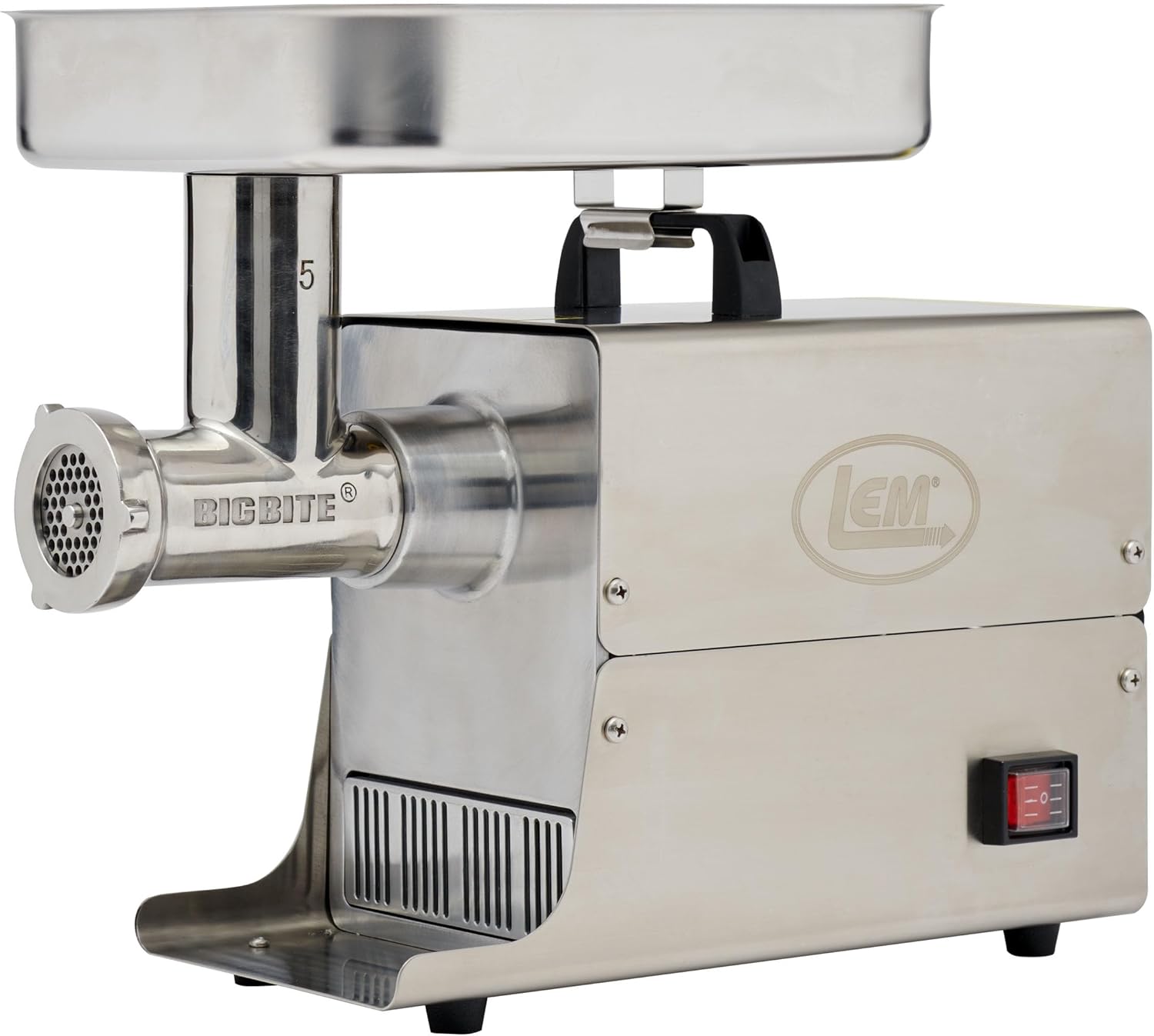 LEM Products BigBite #5 0.35 HP Stainless Steel Electric Meat Grinder