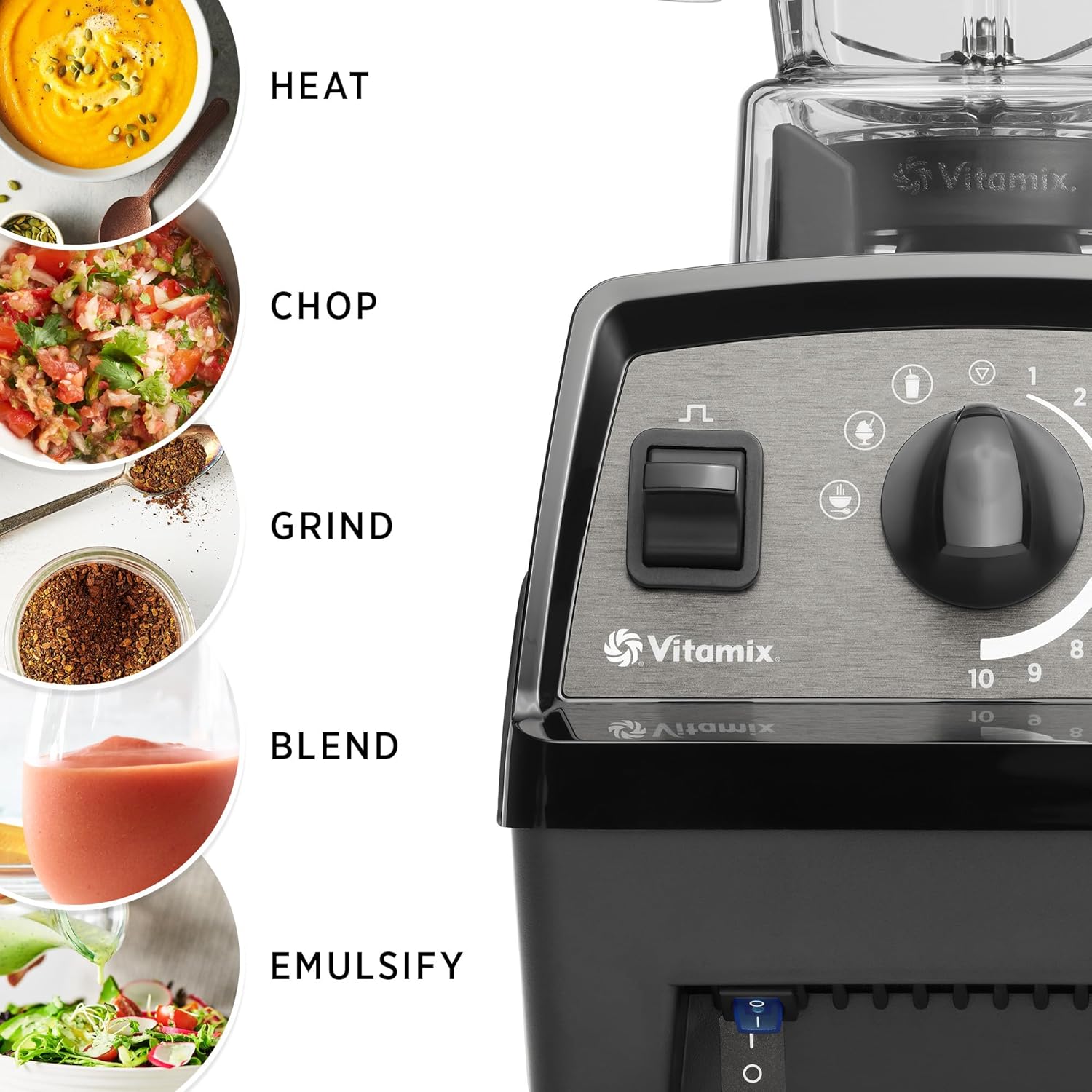 Vitamix Professional Blender with Preset Blending Programs 48 oz Black