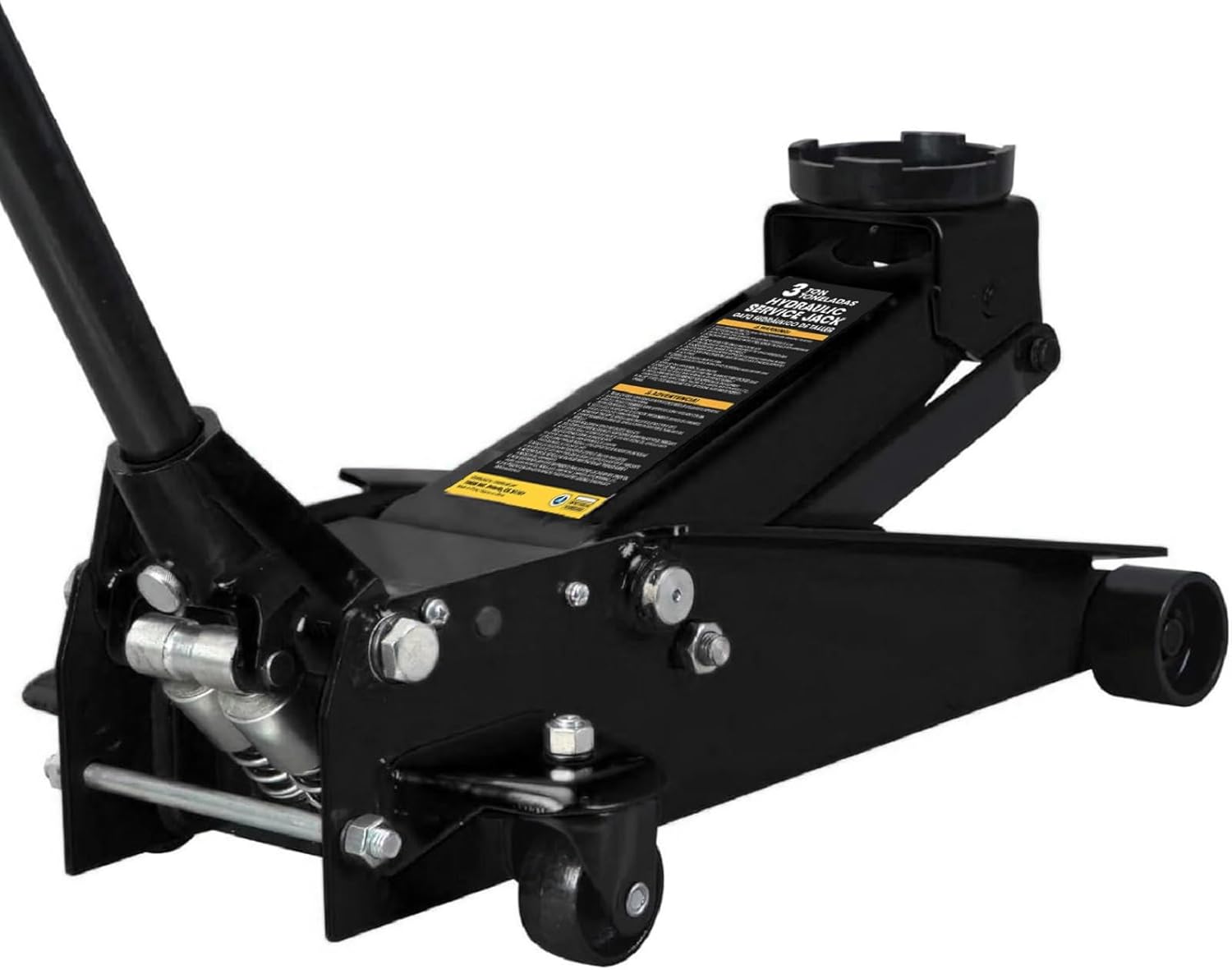 Torin Hydraulic Heavy Duty Trolley Black Floor Jack - with Reinforced Lift Arm, 3 Ton Capacity