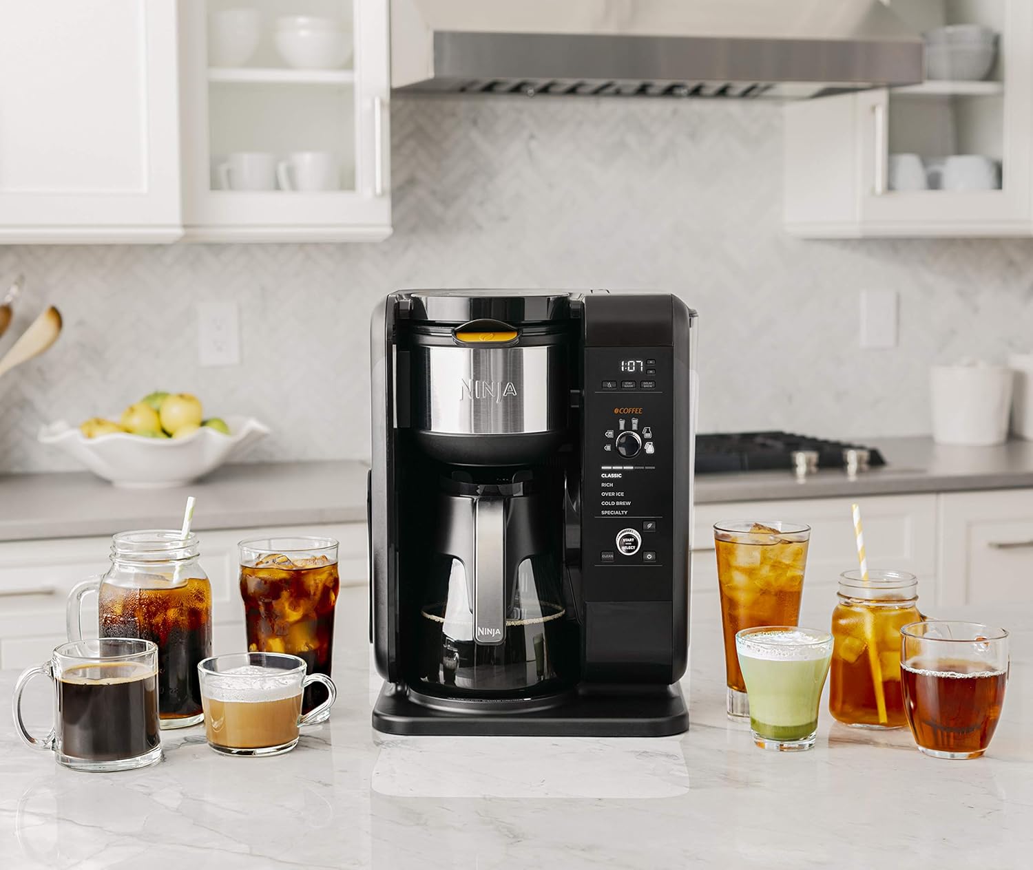 Ninja Hot and Cold Brewed System - Tea and Coffee Maker with 6 Brew Sizes