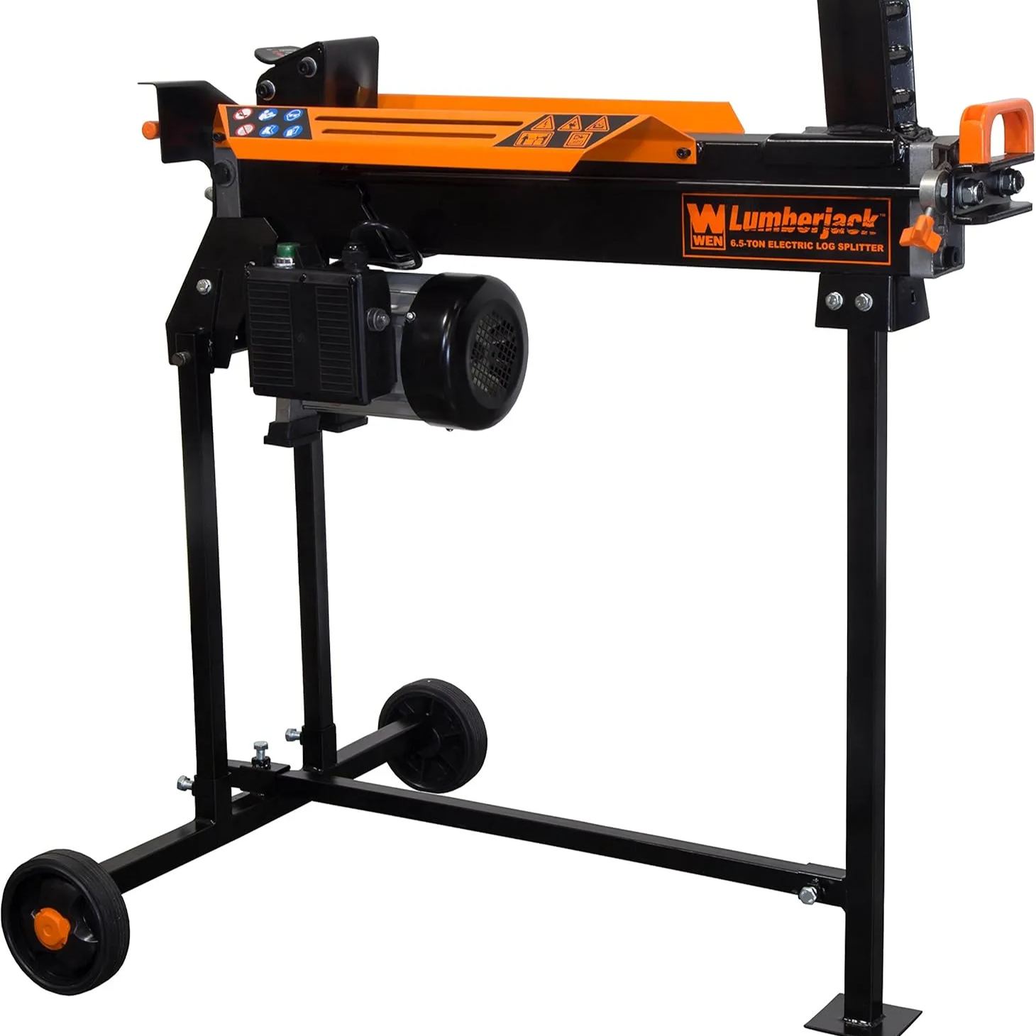 WEN Electric Log Splitter, 6.5-Ton Capacity with Portable Stand