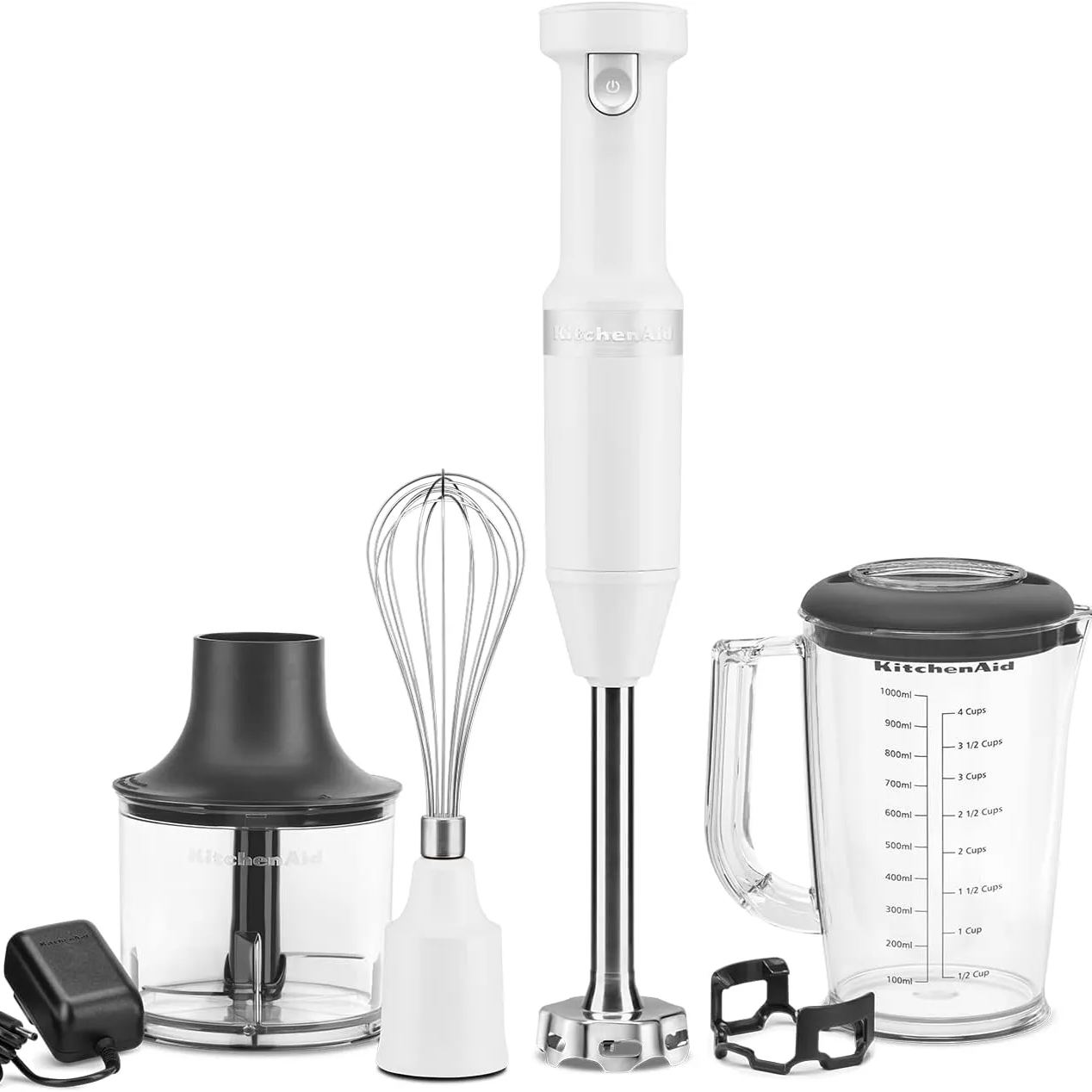 KitchenAid Cordless Variable Speed ​​Hand Mixer with Chopper and Beater